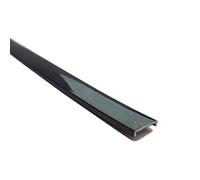 5 M Bordatura Autoadesiva per Mobili, Strisce Bordo Autoadesivo Flessibili a Forma di u, Protezione Guarnizione Cabinet Door Edge Protector Strip Seal Trim(Bright black,10mm)