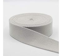 5 m, cinturino in cotone pesante spesso grigio chiaro (02) 4 cm