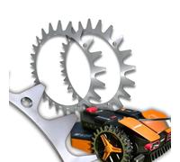5 m Energy punte in acciaio inox compatibili con Worx Landroid L e Vision miglioramento della trazione tosaerba robot tosaerba