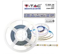 STRISCIA 630 LED B. NATURALE 5MT NO IMPEMEABILE 24V VT-2835IP20-126-LED212594 V-TAC