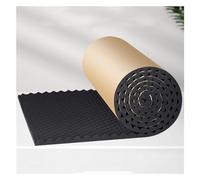 5 m/rotolo di schiuma fonoassorbente per isolamento acustico, spessore 3 cm, tappetino isolante acustico autoadesivo in cotone per studio home cinema (colore: nero, dimensioni: 15 m)
