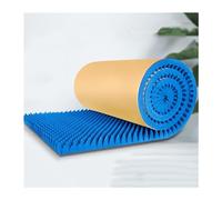 5 m/rotolo di schiuma fonoassorbente per isolamento acustico, spessore 7 cm, pannelli autoadesivi a doppio uovo per smorzamento del suono, tappetino isolante acustico per studio musicale (colore: blu,