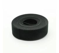 5 m/rotolo nero 10/15/20/25 mm avvolgicavo gestione nylon fascette tagliate mouse auricolari nastro a strappo-nero larghezza 25 mm-2 rotoli