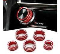 5 manopole in alluminio AC Volume Audio Tune per ANELLO 5pcs Alluminio 5Xaluminum Volume Progettato per la sostituzione diretta, nessuna modifica necessaria progettata per un uso duraturo con corretto