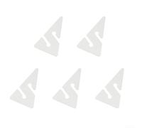 5 marcatori tecnici per immersioni per esplorazione di grotte e relitti con frecce triangolari per integrazione con corda guida (triangolo bianco)