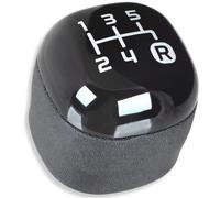 5 Marce Leva Pomello del Cambio compatibile Fiat Panda 2012，OEM 502942700，Nero
