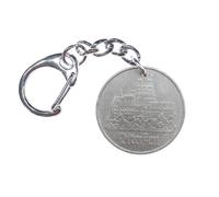 5 Mark DDR Moneta Portachiavi Miniblings Soldi Upcycling Ostalgie Chiaro