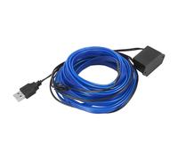 5 Metri / 16 piedi Interno USB EL Cavo Blu Freddo Luce Set per Auto