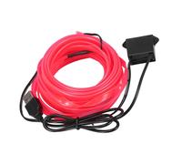 5 Metri / 16 piedi Interno USB EL Cavo Rosa Freddo Luce Set per Auto