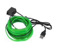 5 Metri / 16 piedi Interno USB EL Cavo Verde Freddo Luce Set per Auto