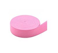 5 metri di lunghezza 20 mm 25 mm di larghezza colorato elastico elastico pesante per lavori di cucito fai da te (rosa, 20 mm)