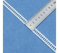 5 metri di nastri di pizzo ricamati in cotone bianco, tessuto fai da te, materiali artigianali fatti a mano, accessori per vestiti da cucire-C-20-06-25-5