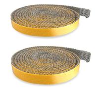 5 metri di Nastro Sigillante per Camini, Nastro Sigillante Autoadesivo, Nastro Sigillante ad Alta Resistenza al Calore, per Stufa a Camino, Porta, Fumatore, Ignifugo, Tubo del Camino(3 * 10/15mm)