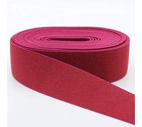 5 metri elastici diversi colori per Boxer Gonna Intimo Morbido Solido Buona Qualità 40mm, 16 Vino Rosso, 5mx40mm