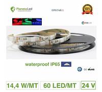 5 METRI STRISCIA 300 LED 5050 SMD RGB LUCE RGB ROSSO VERDE BLU PER ESTERNO IP65