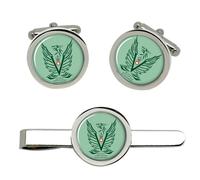 5 Militare Intelligence Battalion, Britannico Gemelli E Fermacravatta Set