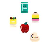5 mini fermagli a pinza, graziosi accessori per la scuola, accessori per capelli per donne e ragazze, in acrilico, antiscivolo, per capelli sottili e spessi, regalo di apprezzamento per insegnanti