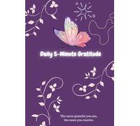5-Minute Daily Gratitude Journal for Women with Additional Activities for Mental Health and Self-Care, 120 pages