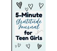 5-Minute Gratitude Journal for Teen Girls: Light Blue Simple Guided Self-Love Notebook Prompts for Wellness and Positivity | 6 x 9" Inches, 120 Pages, Cute Gifts for Tweens & Teenagers
