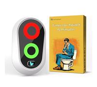 5 Minuti Timer per Toilette, Regalo Divertente per papà mamma, Festival Novità Regalo per la Festa del papà, Compleanno, Natale, Ringraziamento, Elefante bianco, Timer Impermeabile con luci