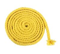 5 mm x 90 m, filato di cotone naturale, spesso filo di cotone a 8 strati, corda macramè, corda per fai da te, decorazione bohémien, appendini da parete, colore giallo