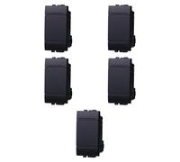 5 MODULI INVERTITORE 16A, NERO, COMPATIBILE CON BTICINO LIVING, MODULI E FRUTTI 100% COMPATIBILI, MATERIALI DI ALTA QUALITA'