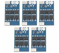 5 moduli PCM da 25 A, protezione di carica LiFePO4 1S 3,2 Volt | Substrato FR4 massiccio, blocca il sovraccarico di tensione, controllo preciso del circuito, perfetto per batterie 18650 e