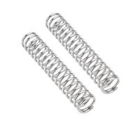 5 molle di compressione in acciaio inox 304 per riparazione mobili, diametro esterno 12, 13 e 14 mm, diametro del filo 1,4 mm,Tonalità argento,12x1,4x15 mm