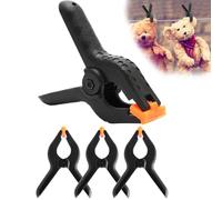 5 morsetti a molla resistenti per la lavorazione del legno, morsetti di tensione extra resistenti e clip di presa per studio fotografico, supporto per sfondo Greenscreen e progetti fai da te