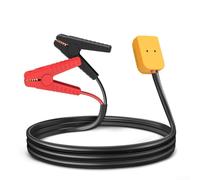 5 morsetti per cavi di salto da 2,4 m, per batteria DeWalt 20 V con isolamento in gomma siliconica resistente alla fiamma, maniglie antiscivolo in ABS per veicoli