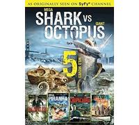 5 Movie Syfy Collection: Shark Vs Octopus / Momentum / Mega Piranha / Chupacabra / Miami Magma