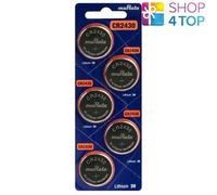 5 MURATA Cr2430 Litio Batterie 3V 300 MAH Cella a Moneta Bottone Exp 2033 sony