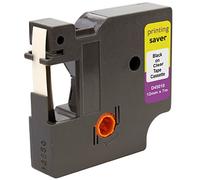 5 Nastri Compatibili 45010 12mm x 7m Nero su Trasparente Etichette per Stampanti DYMO LabelManager 160 210D 220P 280 360D 420P 450 500TS PnP MobileLabeler LabelPoint LabelWriter 450 Duo