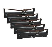 5 nastro inchiostrato per Epson LQ590 FX-590 FX590 FX-890 LQ-590 FX890 viola