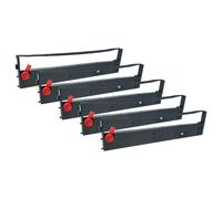 5 nastro inchiostrato per Tally Genicom T2810 T2820 nero