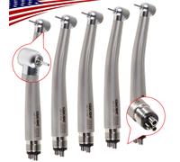 5 NSK Style Dental High Fast Speed Turbina Handpiece Push 4Holes Manipolo