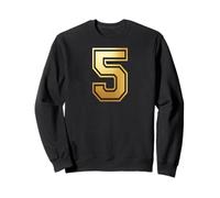 5 Numero Cinque Team Sports Graphic Varsity Matching Felpa