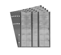 5 Numismatic Prophila Kobra Coin Sheets, 30 Pockets up to 25 mm Ø, e.g. 5 DM, 2 DM