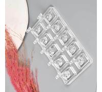 5 o 10 spazi nessuno chiodi espositore trasparente, 10 griglie | Superfici con Fessure Trasparenti per Unghie Dimostrazione Salone e Venditori Online