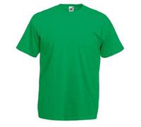 5 O 3 Confezione Uomo Fruit of the Loom 100% Cotone T-Shirt Tinta Unita Tee Top