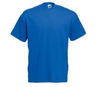 5 O 3 Confezione Uomo Fruit of the Loom 100% Cotone T-Shirt Tinta Unita Tee Top