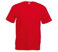 5 O 3 Confezione Uomo Fruit of the Loom 100% Cotone T-Shirt Tinta Unita Tee Top
