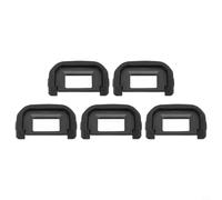 5 oculari in morbido silicone per fotocamera Canon per EOS 600D 550D 700D - Oculare esteso di ricambio per bloccare le luci diffuse, copertura in gomma nera per oculare da 22 mm