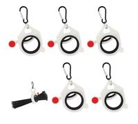 5 organizer per fascette con cerniera, riutilizzabili, per una facile organizzazione e un accesso rapido, leggero e portatile, ideale per officine e uso domestico, bianco