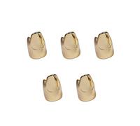 5 Pacchetti Chiodi Multifunzionale Sugli Facili Da Indossare La Punta Dito Per Gioielli Manicure Perfetta Feste A Tema E Nottulle Set Guardia Unghie In Metallo