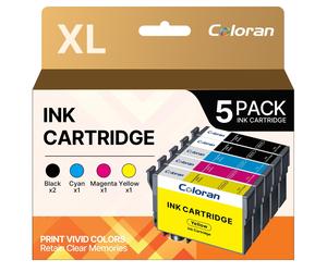 5 Pack 604XL Alta Resa Cartucce Compatibile per 604 XL Multipack per Expression