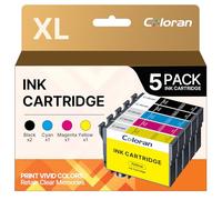 5-Pack 604XL Alta Resa Cartucce Compatibile per 604 XL Multipack per Expression Home XP-2200 XP-2205 XP-3200 XP-3205 XP-4200 XP-4205 WorkForce WF-2910 WF-2930 WF-2935 WF-2950 (XL Capacità)