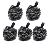 5 Pack Bagno doccia spugna JollyJelly Mesh Bath Loofahs spazzola per il corpo spazzola per le donne gli uomini esfoliare la pelle pulita lenire la pelle (60/PCS)