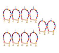 5 Pack Giocattolo Per Gabbia Di Pappagallo Trespolo Uccelli Oscillante Da