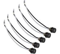 5-Pack HQRP Rotondo Rotante Interruttore 3/8 Filetto Per Steampunk Applicazioni